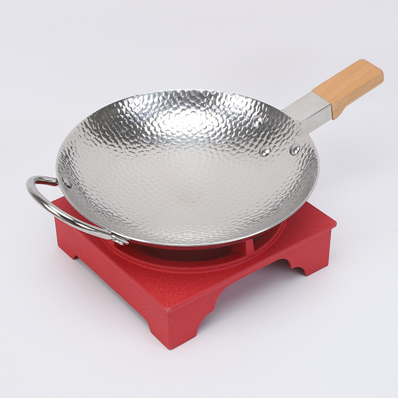 Bộ chảo inox 304 bếp cồn size 22-28cm OEM YKD2703