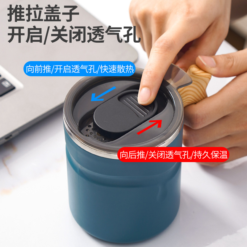 Ca inox y tế 316 cách nhiệt 2 lớp 500ml OEM BSS02