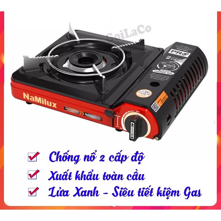 BẾP GAS MINI NAMILUX CHỐNG NỔ 2S NAMILUX NA-2021PF-HÀNG CHÍNH HÃNG 100%