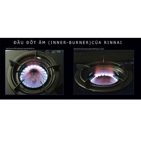 Kiềng/Khay bếp gas âm Rinnai RVB-2Gi(MC) / Rinnai RVB-2i(AB) / Rinnai RVB-2Gi(BW) - HÀNG CHÍNH HÃNG 100%