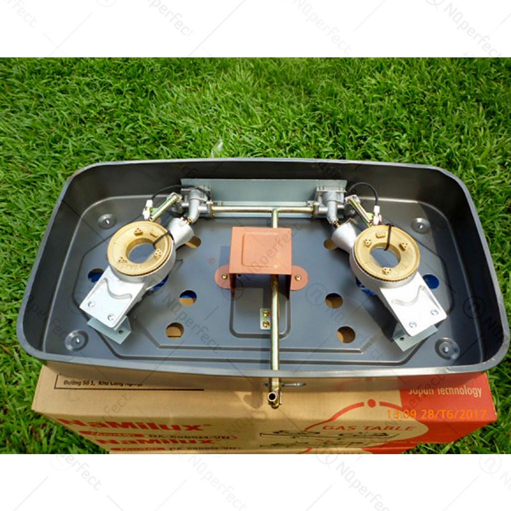 Bếp gas đôi Namilux NA 590FM (Mặt bếp men cao cấp) - HÀNG CHÍNH HÃNG