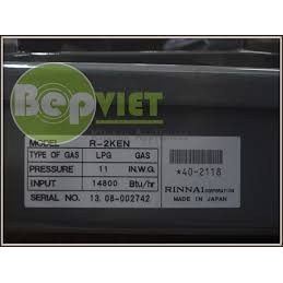 Bếp gas đôi Rinnai R-2KEN - HÀNG NHẬP KHẨU NGUYÊN CHIẾC TỪ NHẬT - CHÍNH HÃNG 100% ( NEW)