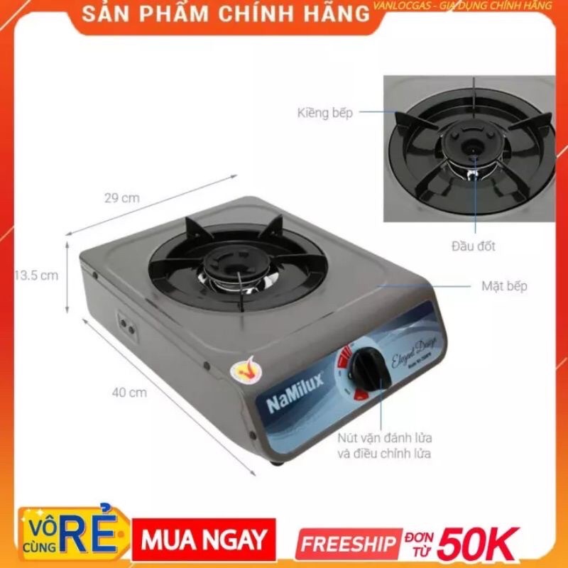 BẾP GAS ĐƠN NAMILUX 300AFM - HÀNG CHÍNH HÃNG 100% ( sử dụng bình gas lớn )