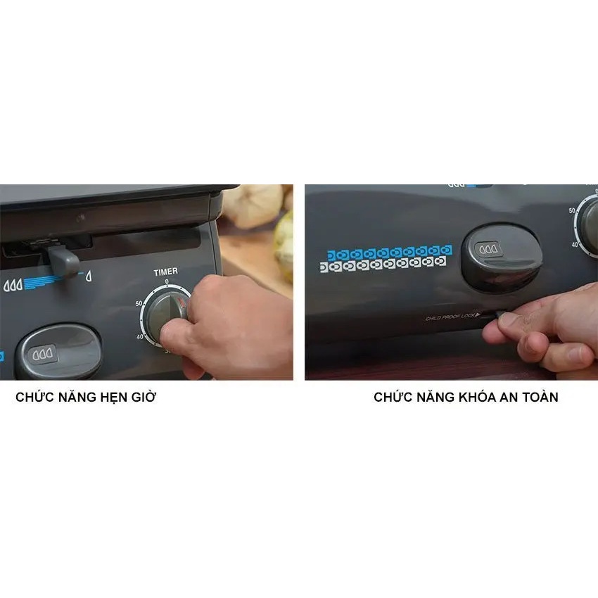 Bếp gas Rinnai RV-4600GLT(N) - Đánh lửa IC - HÀNG CHÍNH HÃNG 100%