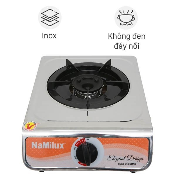 Bếp ga đơn Namilux NA-300A SM ( INOX ) tiết kiệm ga