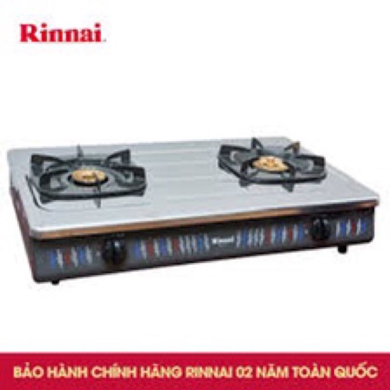 BẾP GAS ĐÔI RINNAI RV-377S(N) (Mặt Inox) - HÀNG CHÍNH HÃNG 100%