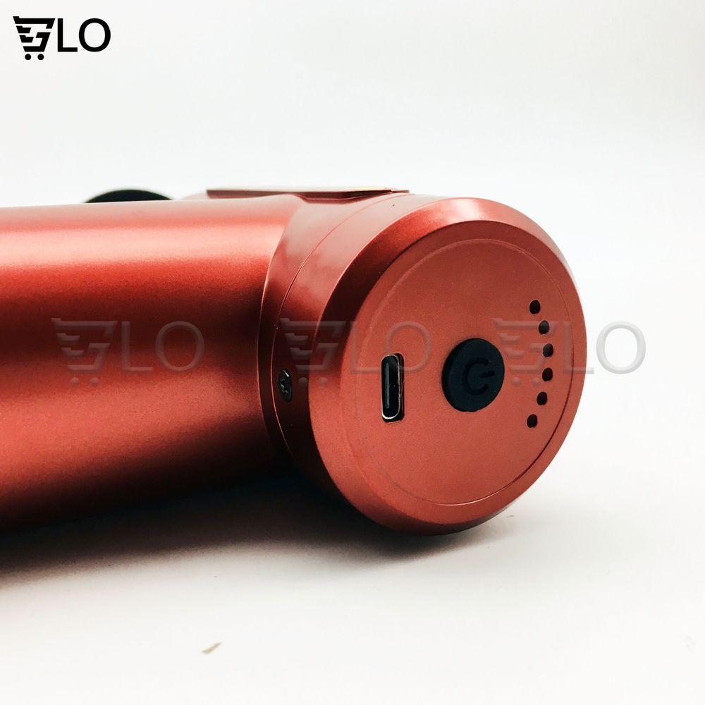 Súng Massage Fascial Gun Đấm Lưng Cầm Tay Đa Năng, Giãn Cơ Booster, Mát Xa Cổ Vai Gáy Với 4 Đầu Và 6 Chế Độ
