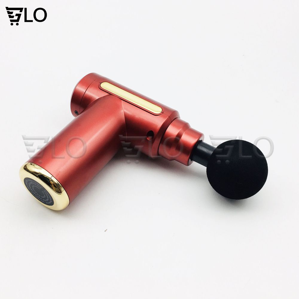 Súng Massage Fascial Gun Đấm Lưng Cầm Tay Đa Năng, Giãn Cơ Booster, Mát Xa Cổ Vai Gáy Với 4 Đầu Và 6 Chế Độ