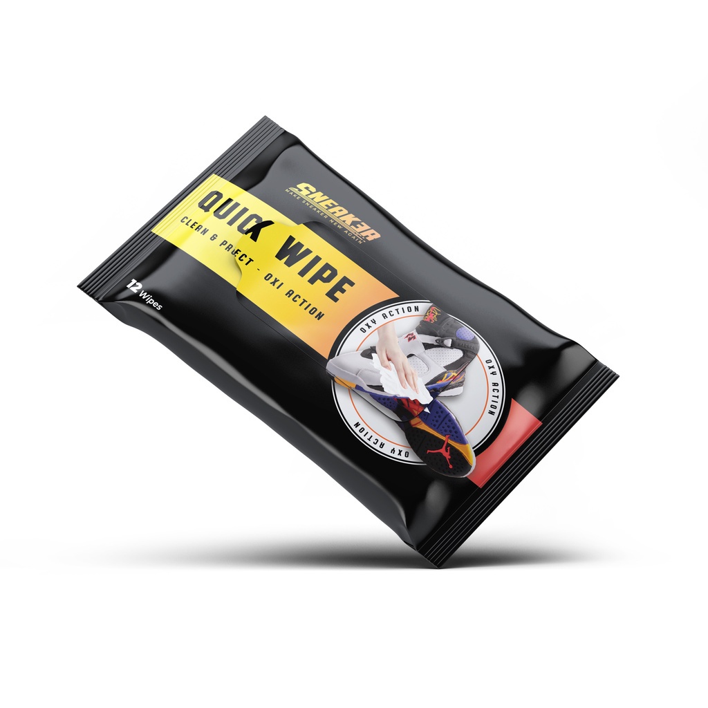 Khăn Lau Sạch Giày Nhanh Quick Wipe SNEAK3R Công Nghệ Oxi Action