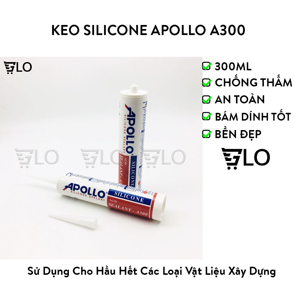 Keo Silicone Apollo A300 Chống Thấm Dung Tích 300ml