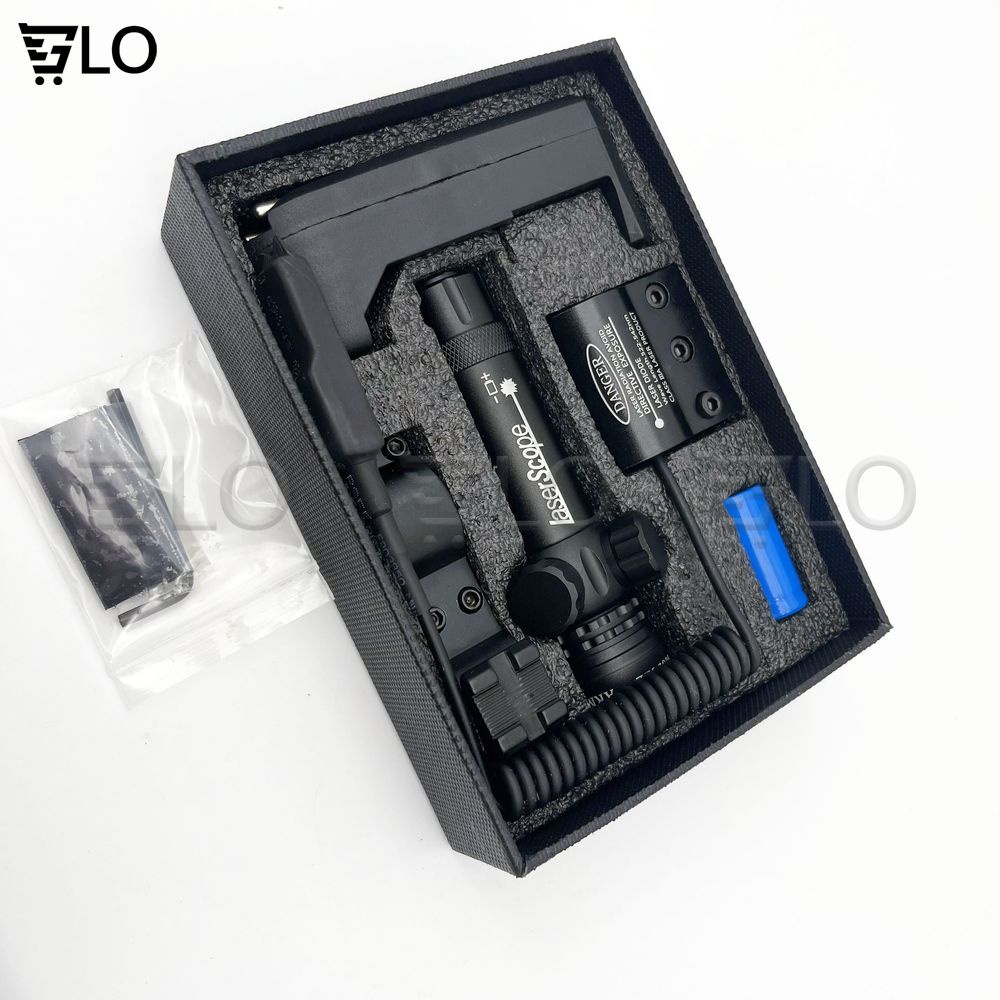 Đèn Laser Scope Gắn Ống Ngắm Chỉnh Tia Màu Đỏ Và Xanh Chiếu Xa 1km