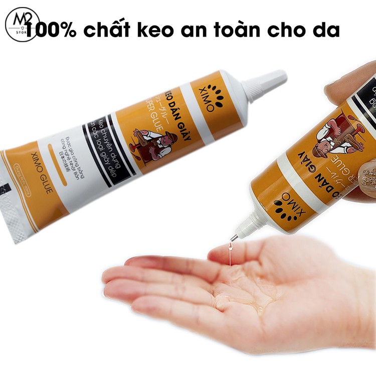 Keo Dán Giày Thể Thao Siêu Dính Dùng Nhiệt Trong Suốt Không Tổn Thương Da Ximo
