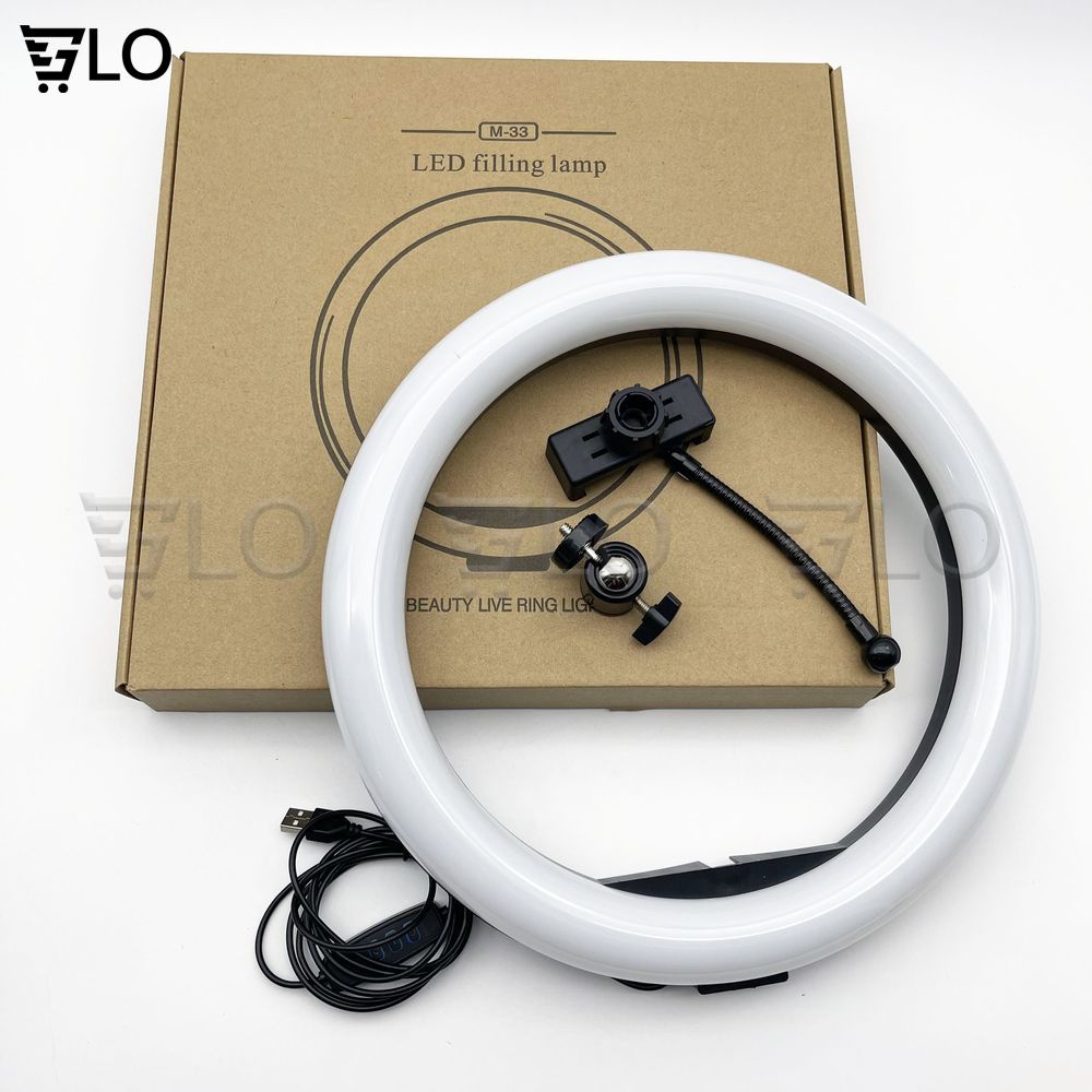 Bộ Giá Đỡ Điện Thoại Livestream Có Đèn Led 26cm/33cm Chiều cao 2 mét 1