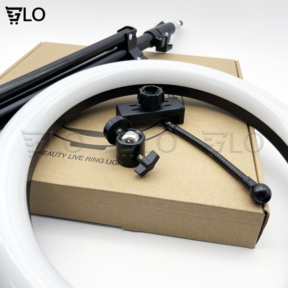 Bộ Giá Đỡ Điện Thoại Livestream Có Đèn Led 26cm/33cm Chiều cao 2 mét 1
