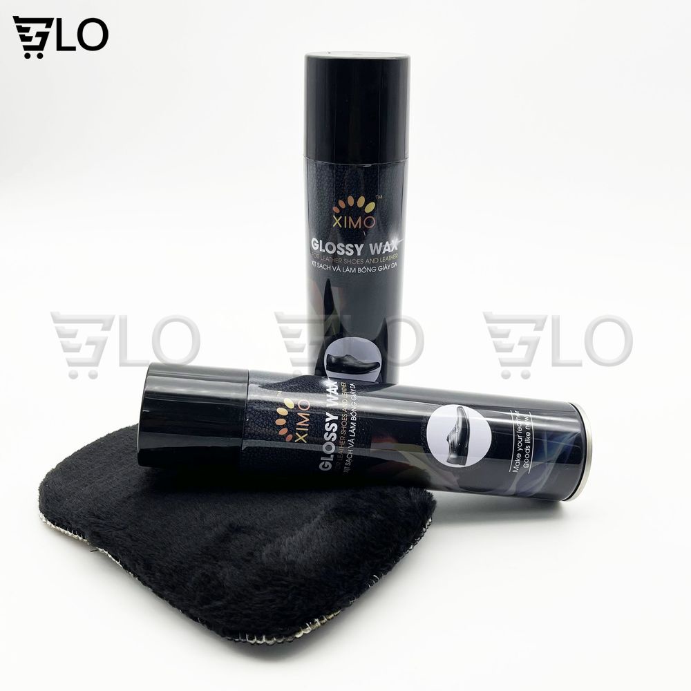 Chai Glossy Wax Xịt Sạch Và Làm Bóng Giày Đồ Da, Túi Ví, Áo, Ghế Da Giúp Vệ Sinh, Dưỡng Ẩm Chống Mốc