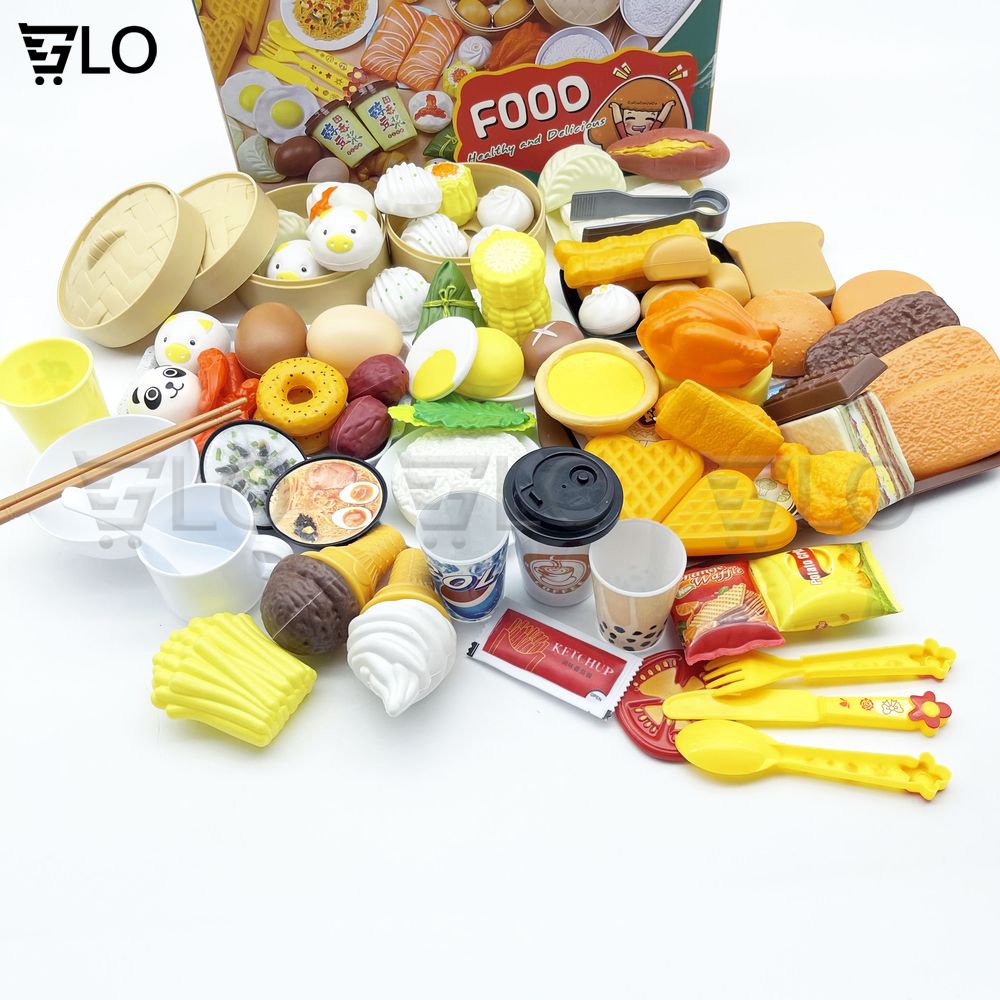 Bộ Đồ Chơi Nấu Ăn 88 Món Đầy Đủ Chi Tiết Thoả Sức Chế Biến Cho Các Đầu Bếp Tương Lai