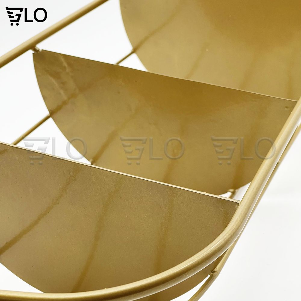 Kệ Mỹ Phẩm Lồng Chim 3 Tầng Decor Sang Chảnh Kích Thước 40x20cm