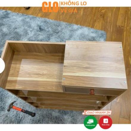 Kệ Giày Bằng Gỗ 5 Tầng Có Ngăn Kéo