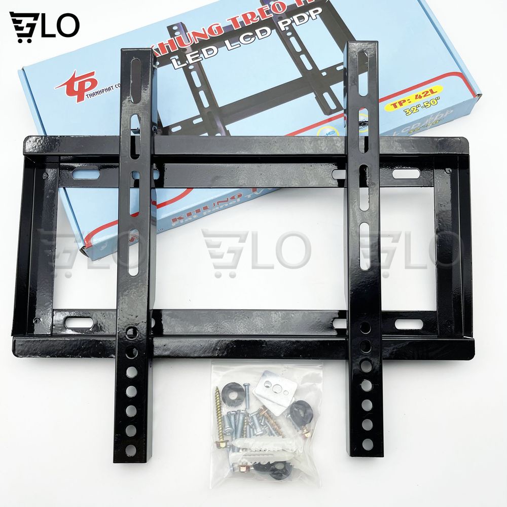 Khung Treo Tivi Thẳng Treo Sát Tường Bản 42inch (32-50inch)