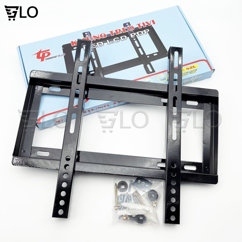 Khung Treo Tivi Thẳng Treo Sát Tường Bản 42inch (32-50inch)