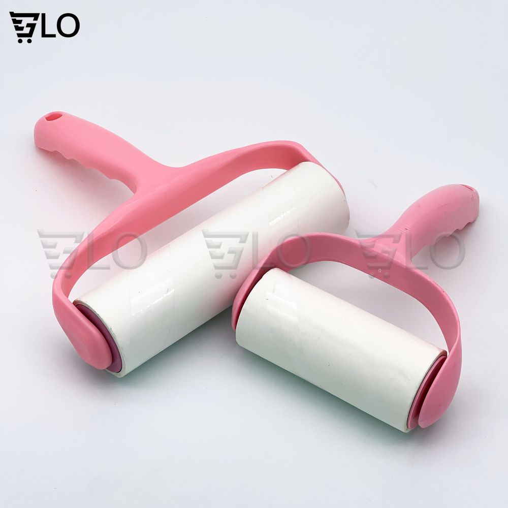 Cây Lăn Bụi Quần Áo Loại Lớn 10cm/16cm, 2 Cuộn Lăn Thay Thế
