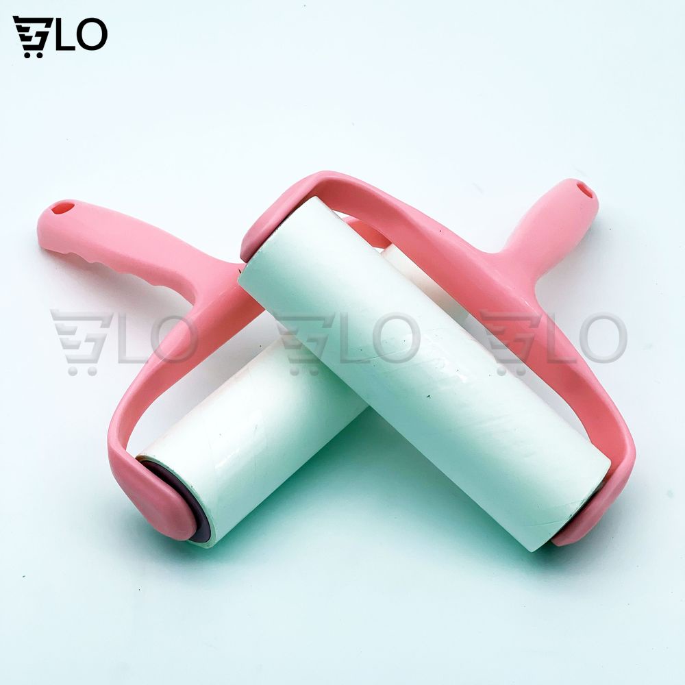 Cây Lăn Bụi Quần Áo Loại Lớn 10cm/16cm, 2 Cuộn Lăn Thay Thế