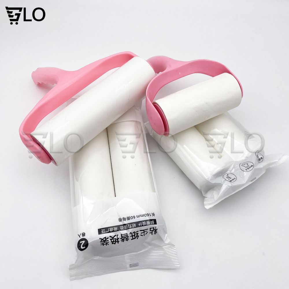 Cây Lăn Bụi Quần Áo Loại Lớn 10cm/16cm, 2 Cuộn Lăn Thay Thế
