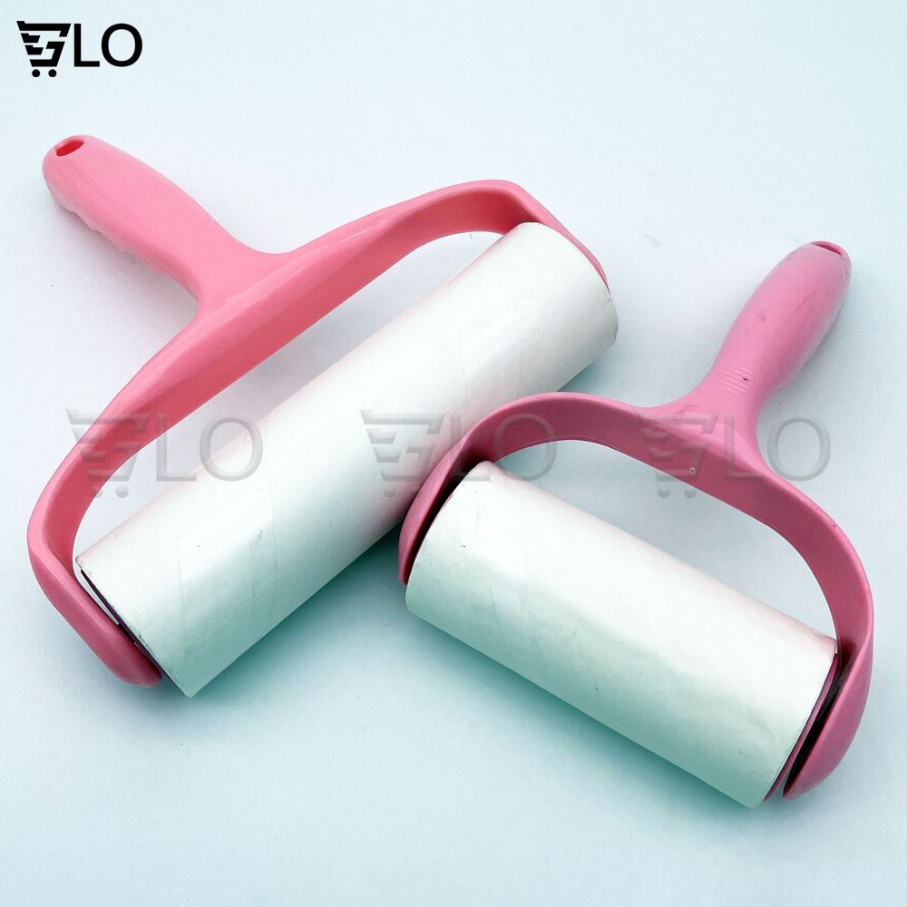 Cây Lăn Bụi Quần Áo Loại Lớn 10cm/16cm, 2 Cuộn Lăn Thay Thế