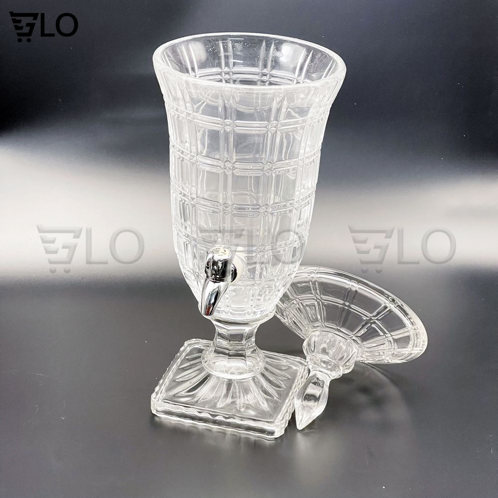 Bình Thủy Tinh 3 Lít Có Vòi Rót Đựng Rượu, Bia, Nước Ngọt, Hoa Quả