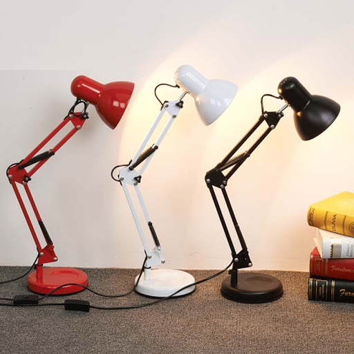 Đèn Chụp Kẹp Bàn Học Kéo Dài Lexar Pixar Kèm Bóng LED Trắng 10W Chống Cận Cho Bé