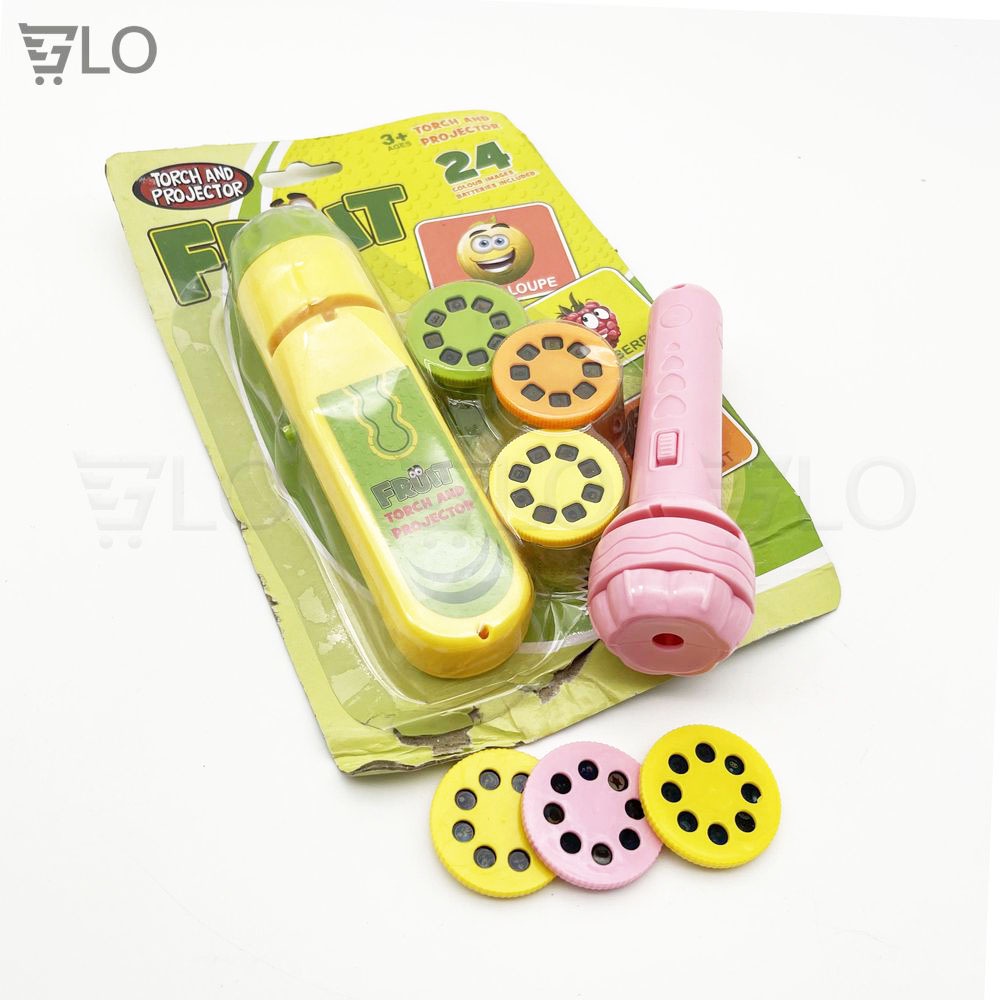 Đèn Pin Chiếu Ảnh 24 Hình Cho Bé