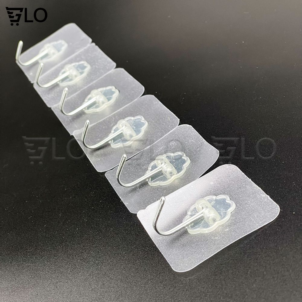Combo 10 Móc Treo Keo Dán Dính Tường Tiện Dụng