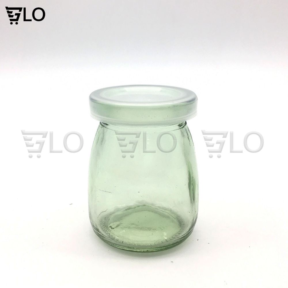 Combo 12 Hủ Đựng Sữa Chua Thủy Tinh 100ml Nắp Nhựa, Hũ Đựng Gia Vị, Chưng Yến