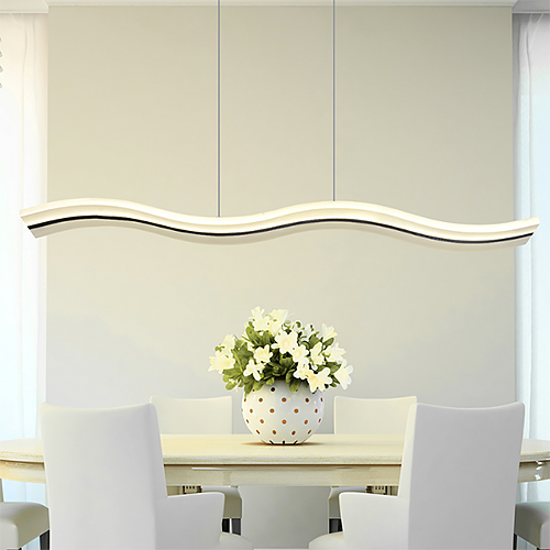 Đèn thả trần đơn lượn sóng DTYD07 chất liệu Acrylic