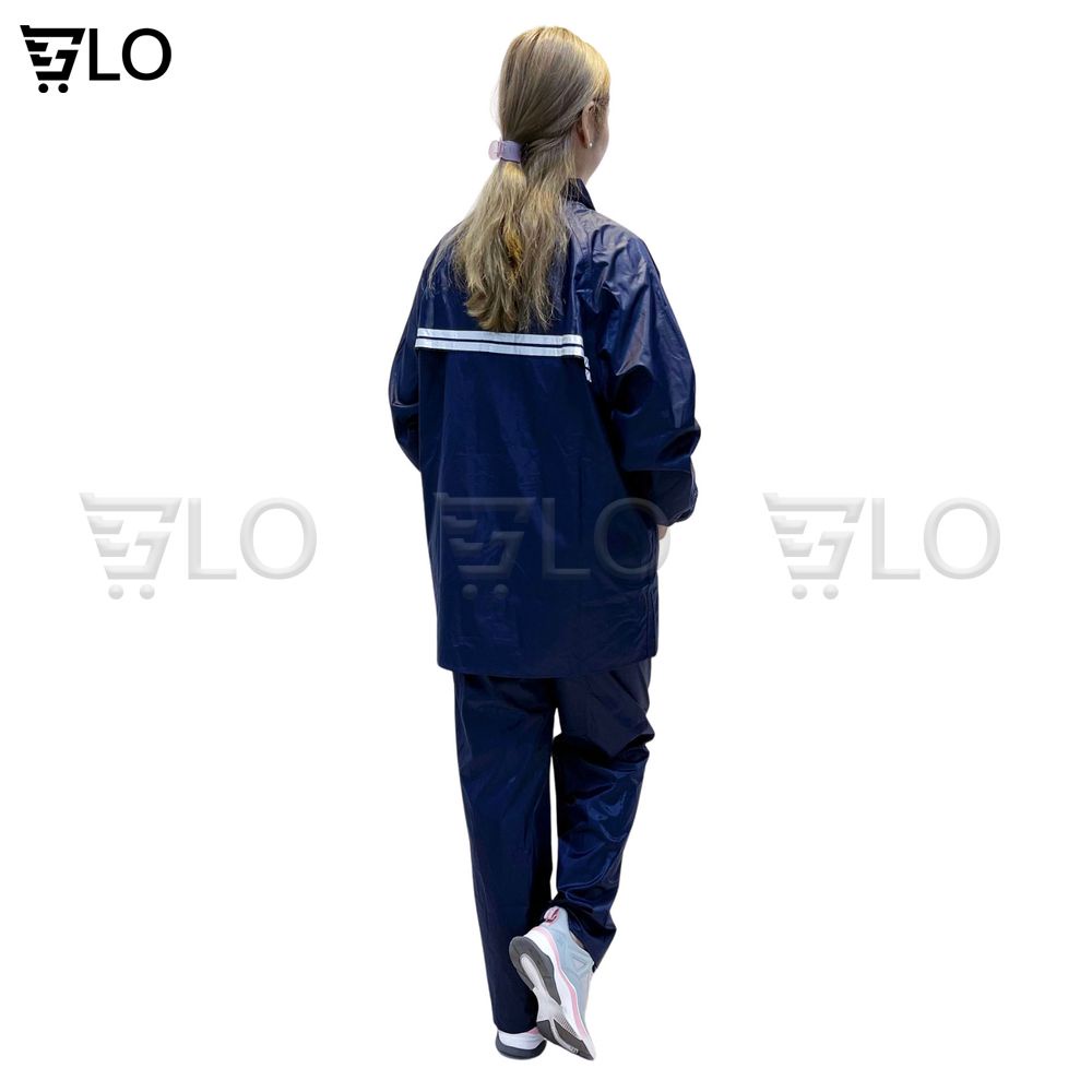Áo Mưa Bộ Vải Dù Có Phản Quang, Siêu Bền Không Thấm Nước Đủ Size Từ M Đến 5XL Hàng Rado, Việt Ý