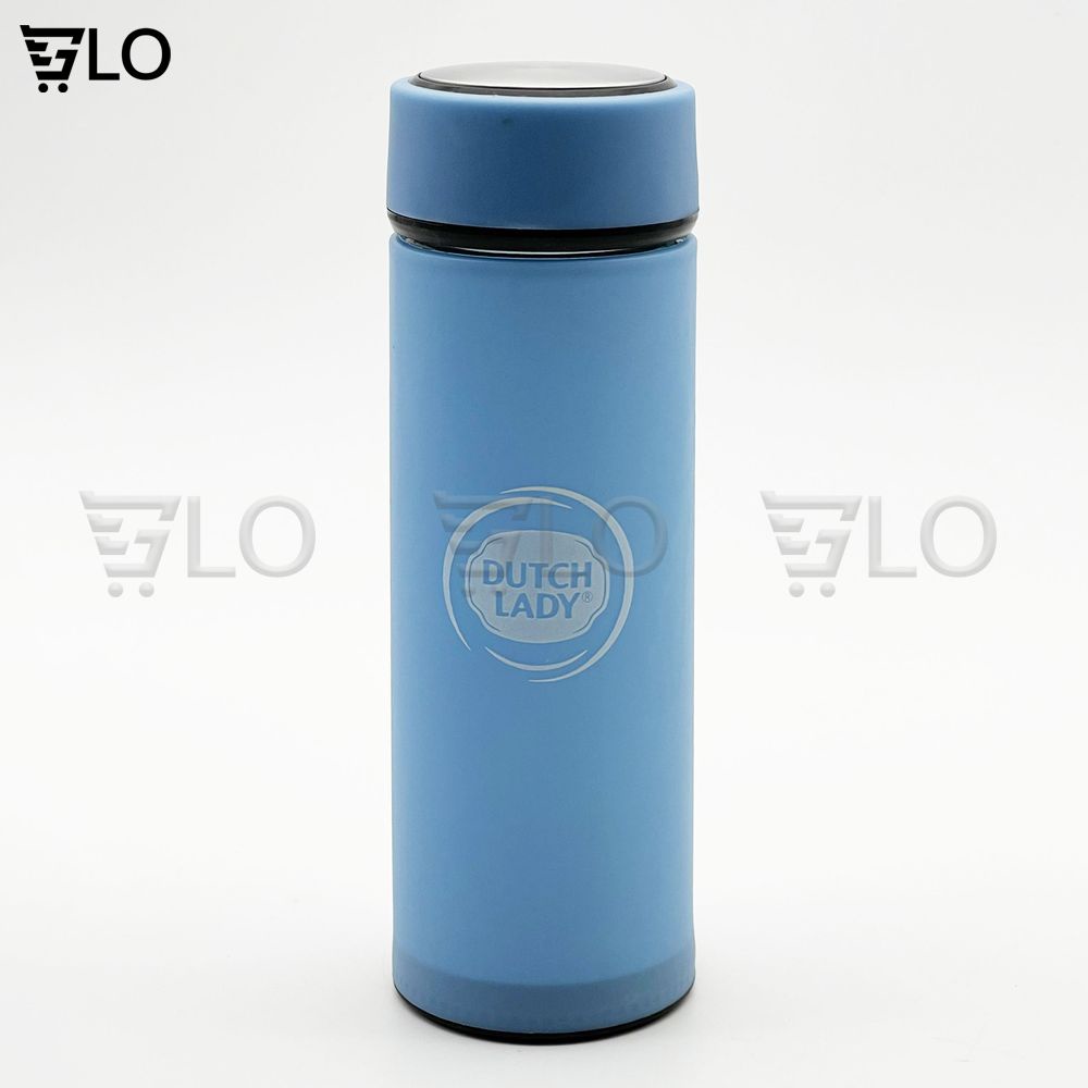 Bình Nước 6oup Thủy Tinh Màu Giữ Nhiệt Bọc Nhựa 450ml