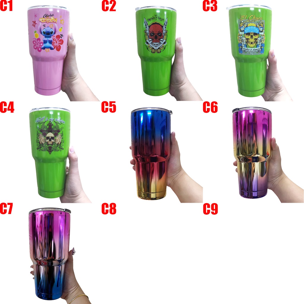 Ly Giữ Nhiệt Yeti Thái Lan 900ml Kèm Túi Xách, 2 Ống Hút Và Cọ Rửa