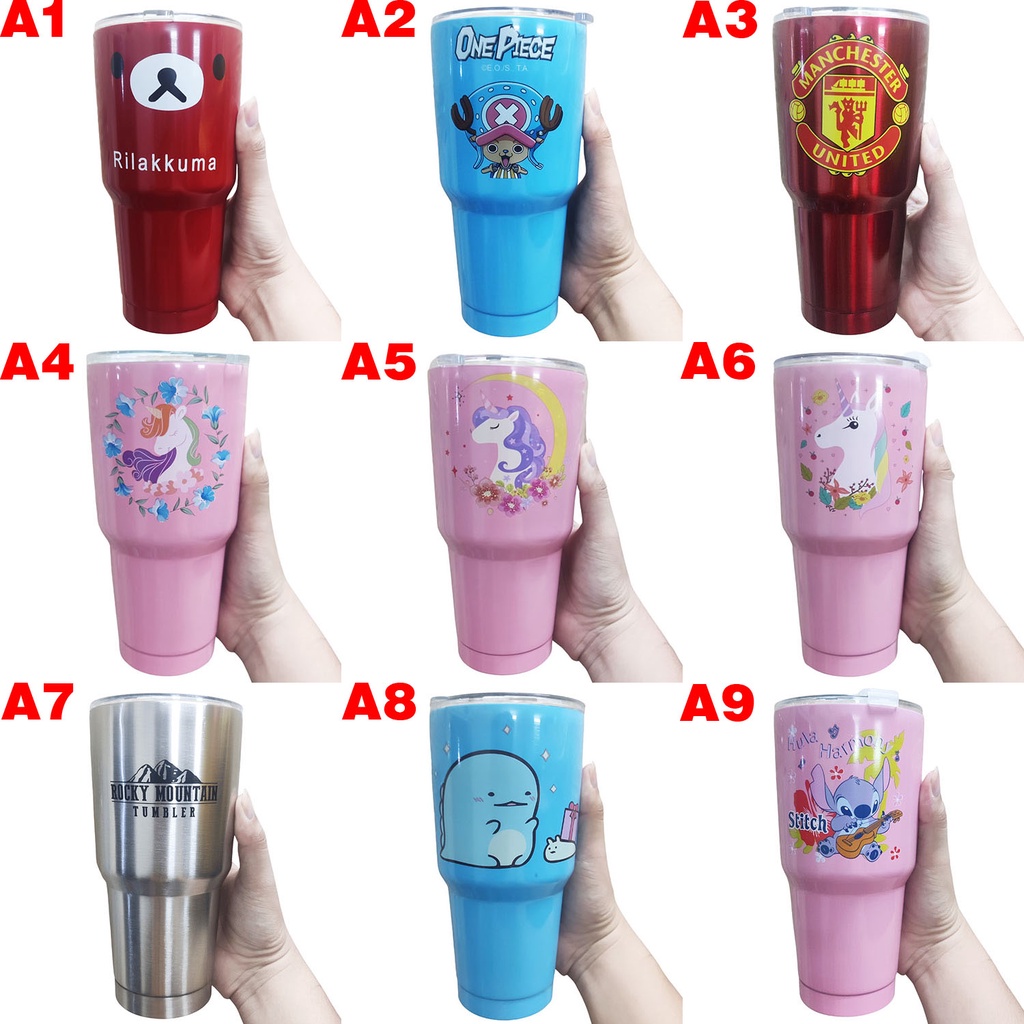 Ly Giữ Nhiệt Yeti Thái Lan 900ml Kèm Túi Xách, 2 Ống Hút Và Cọ Rửa