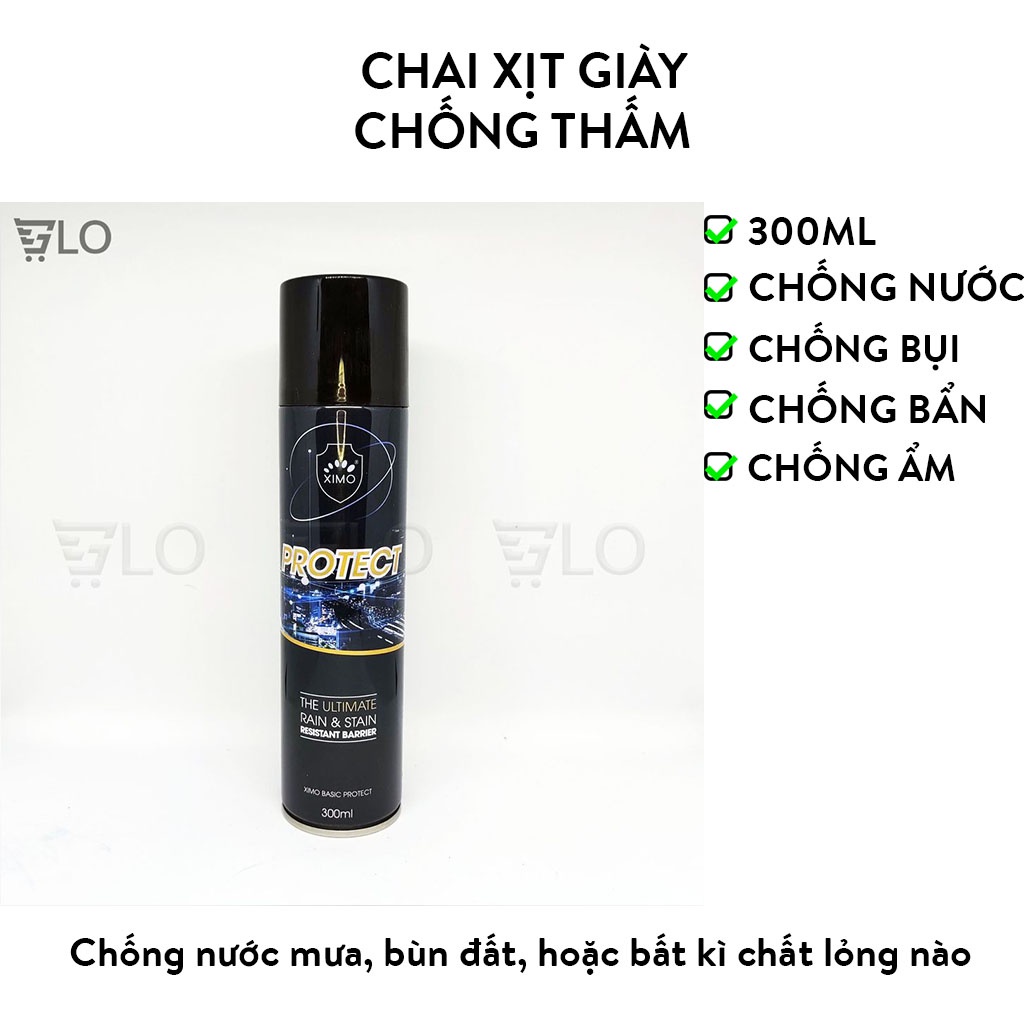 Chai Xịt Giày Chống Thấm Nước Sneaker Protector XIMO Cao Cấp 300ml