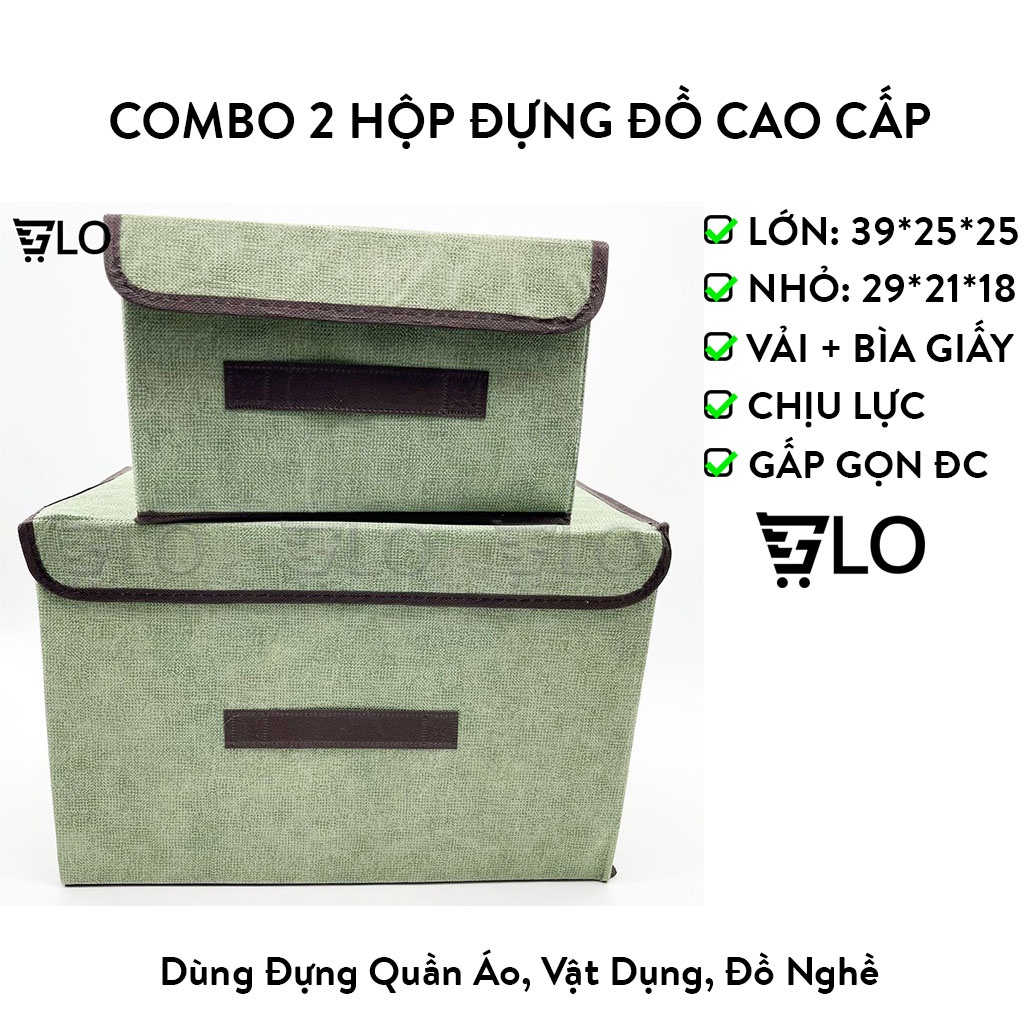 Combo 2 Hộp Đựng Đồ Cao Cấp