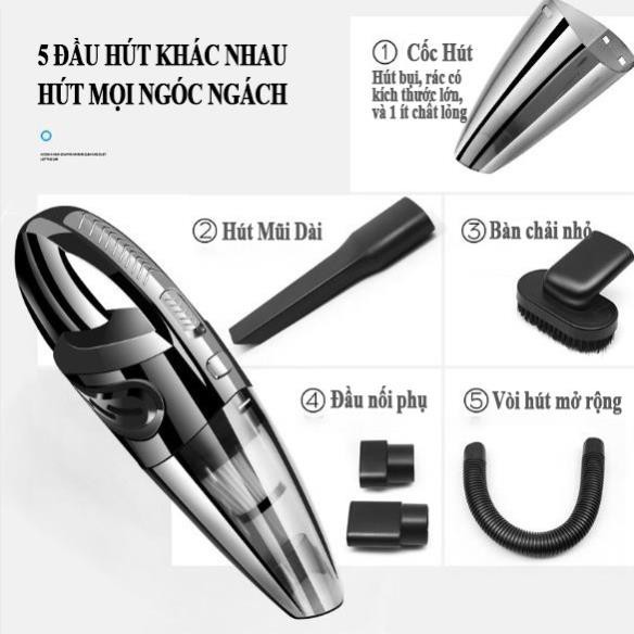 Máy Hút Bụi Mini Đa Năng Cầm Tay Cao Cấp Không Dây A016