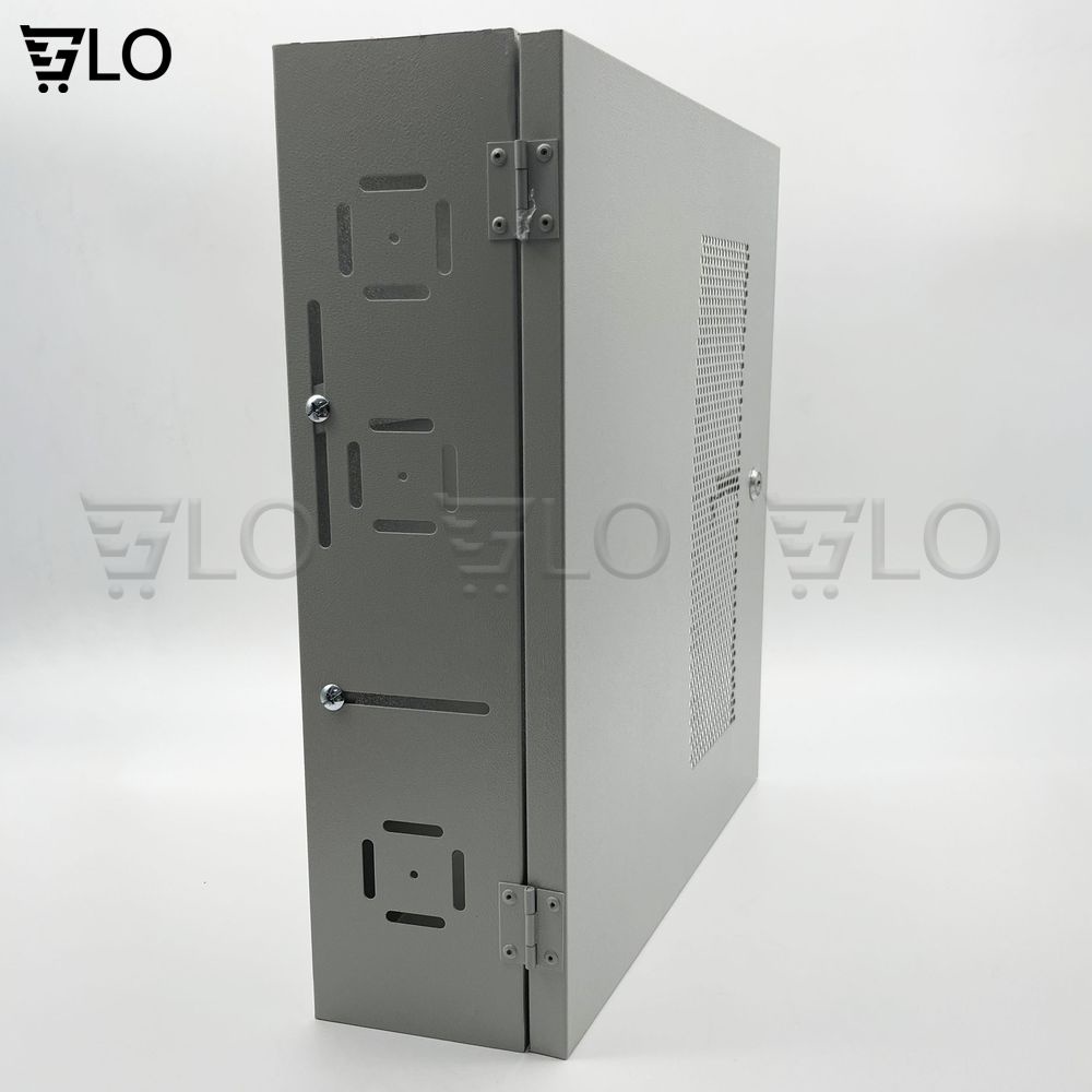 Tủ Điện, Rack Mạng, Đựng Đầu Ghi Camera 44x37x12cm Sơn Tĩnh Điện Có Khóa