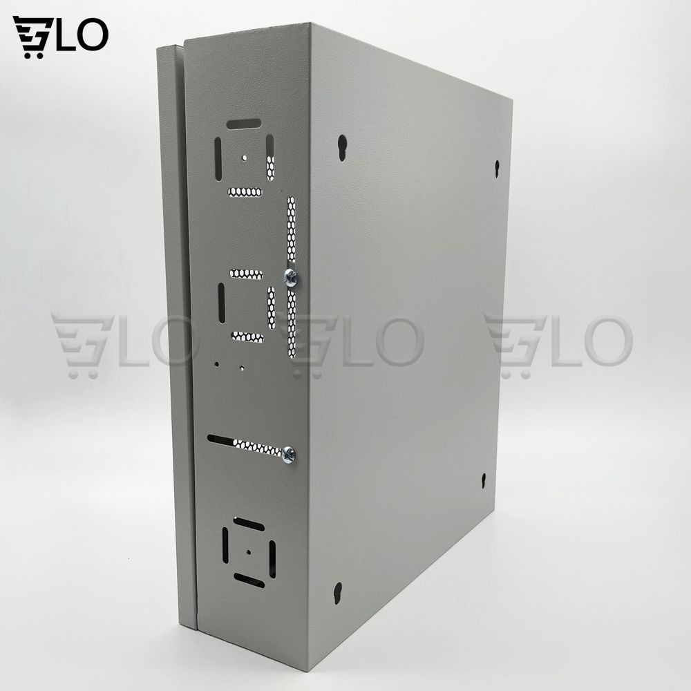 Tủ Điện, Rack Mạng, Đựng Đầu Ghi Camera 44x37x12cm Sơn Tĩnh Điện Có Khóa
