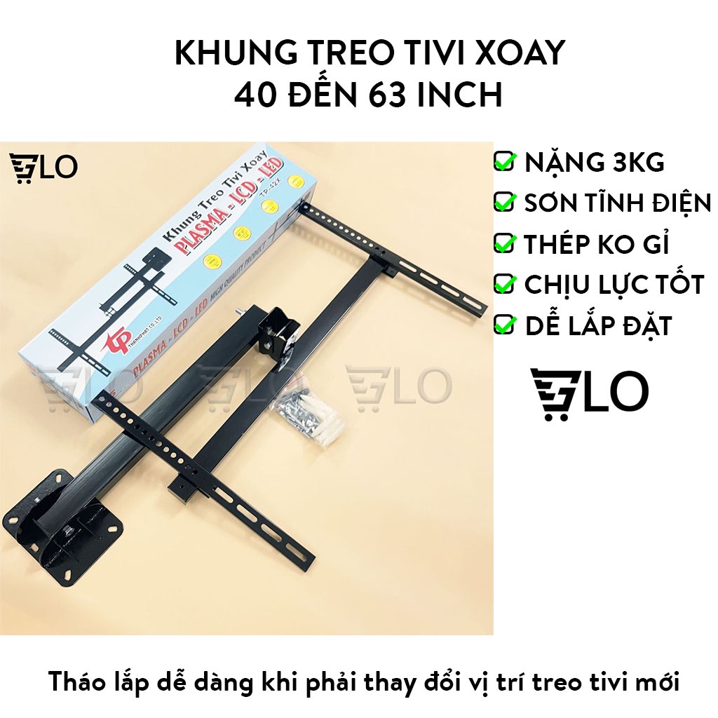 Khung Tivi Treo Tường Xoay Được 40-63inch