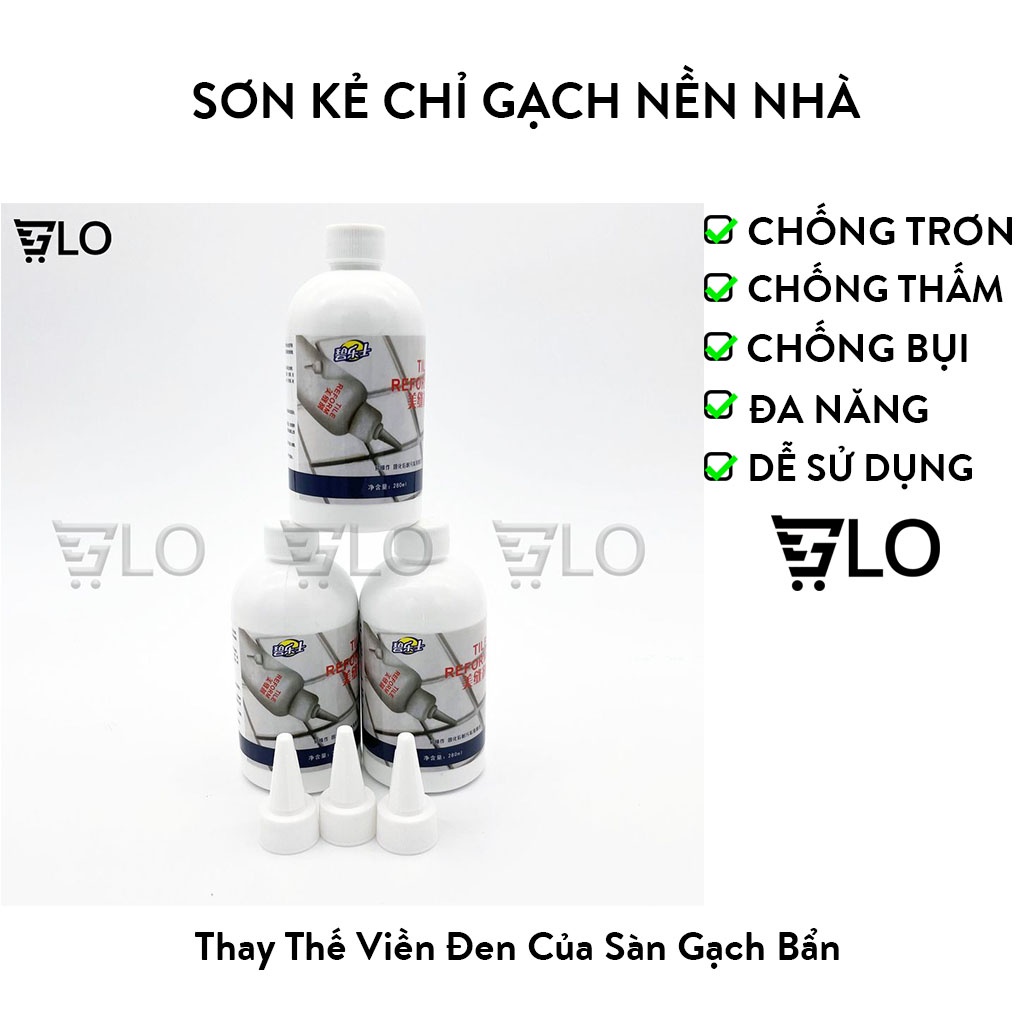 Sơn Kẻ Chỉ Gạch Nền Nhà, Keo Chà Ron Sứ Đa Năng Công Nghệ Hàn Quốc Tile Reform 280ml