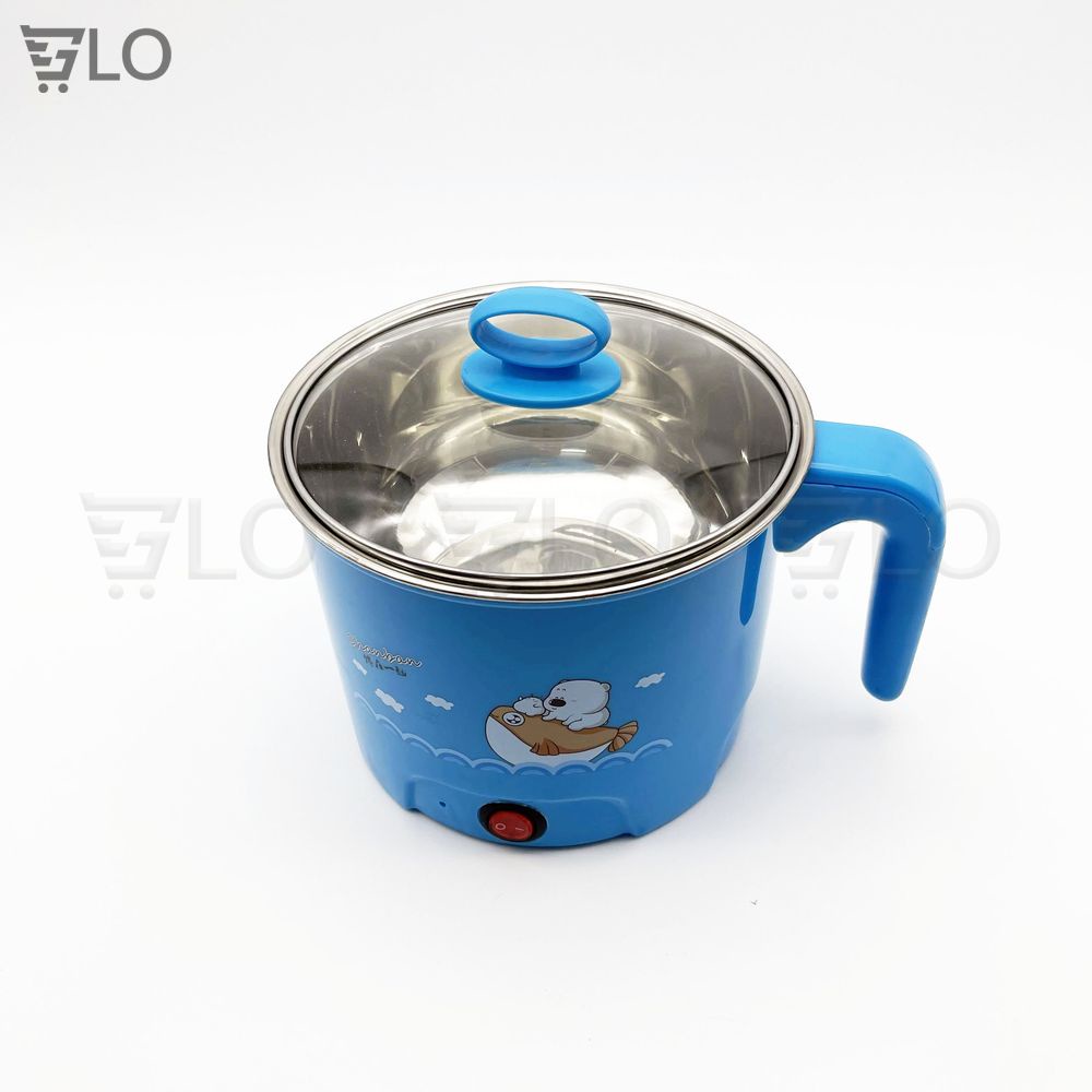 Ca Nấu Mì, Nấu Nước, Luộc Trứng Đa Năng Size 18cm Tay Cầm Dọc