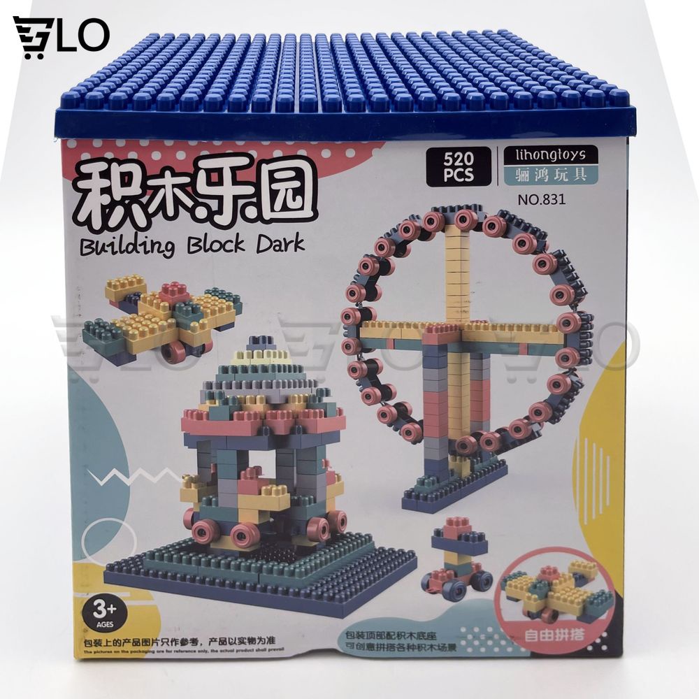 Bộ Xếp Hình 520 Chi Tiết To Building Block Cho Bé