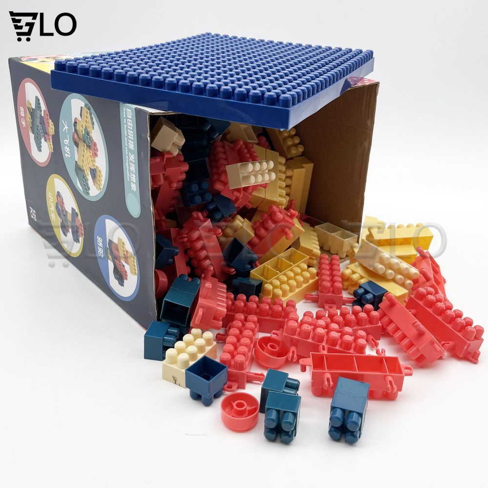 Bộ Xếp Hình 520 Chi Tiết To Building Block Cho Bé