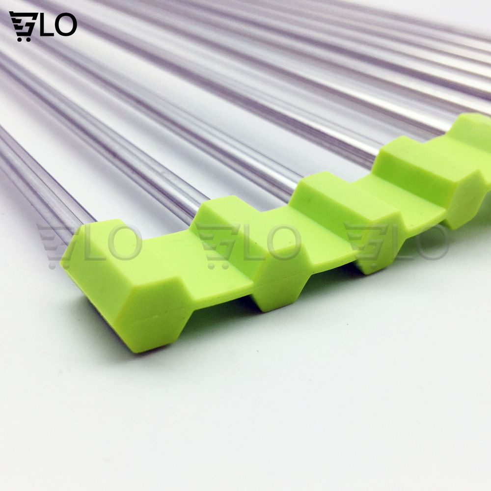 Kệ Để Chén Xếp Gọn Inox Gắn Bồn Rửa Chén