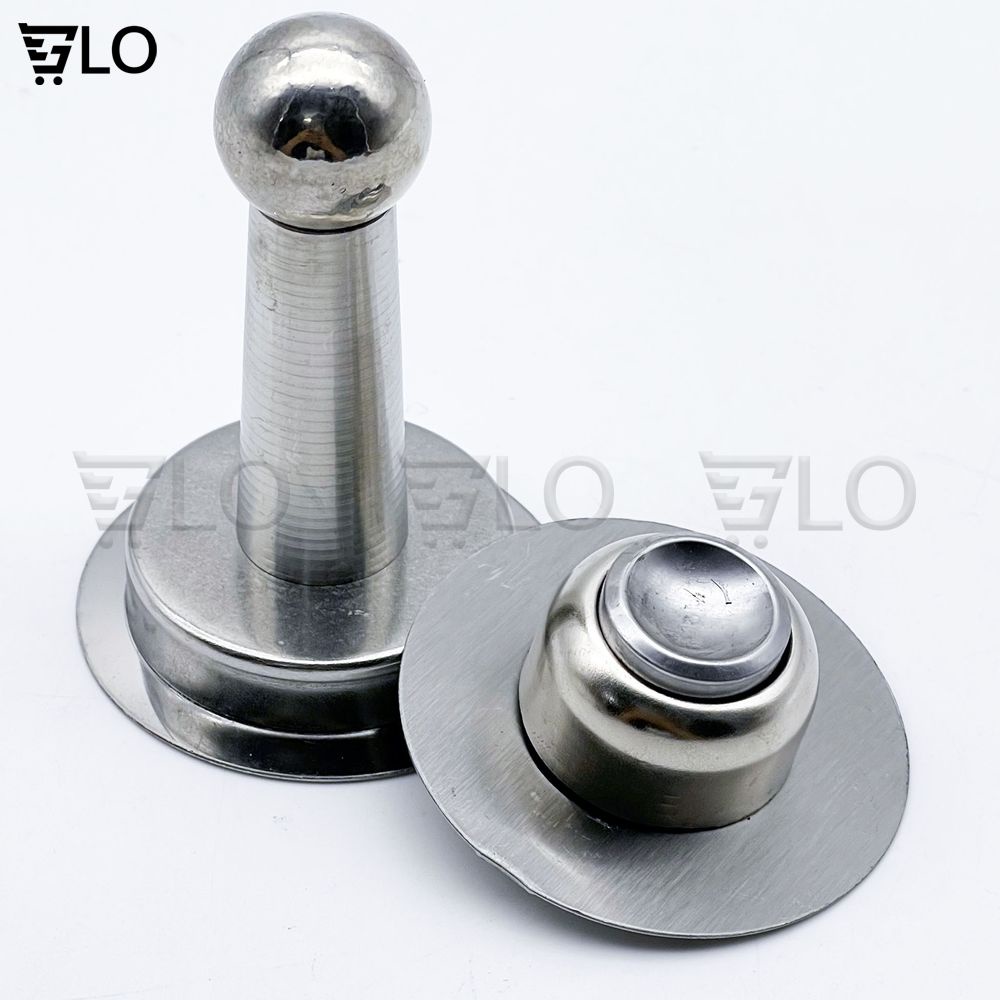 Hít Cửa Inox, Hút Chặn Giữ Cửa Nam Châm Loại Một